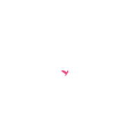 a pink heart on a black background